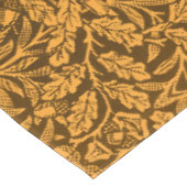 Blätter und Blumenmuster aus Eichen und Korallen Tischdecke (Schrägansicht)