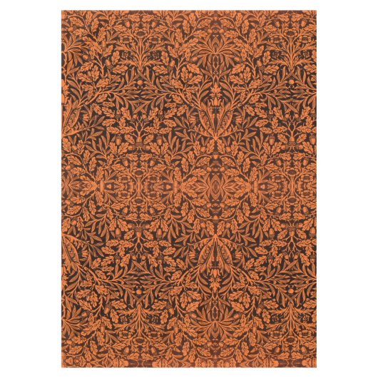 Blätter und Blumenmuster aus Eichen und Korallen Tischdecke (Vorderseite)