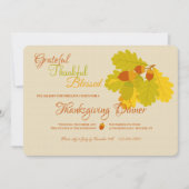 Blätter und Einladungen für Eichen (Vorderseite)