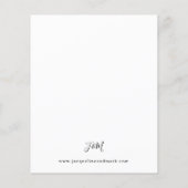 Blätter und Eukalyptus-Hochzeiten (Rückseite)