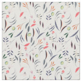 Blätter und Federn Muster Stoff (Nahaufnahme)