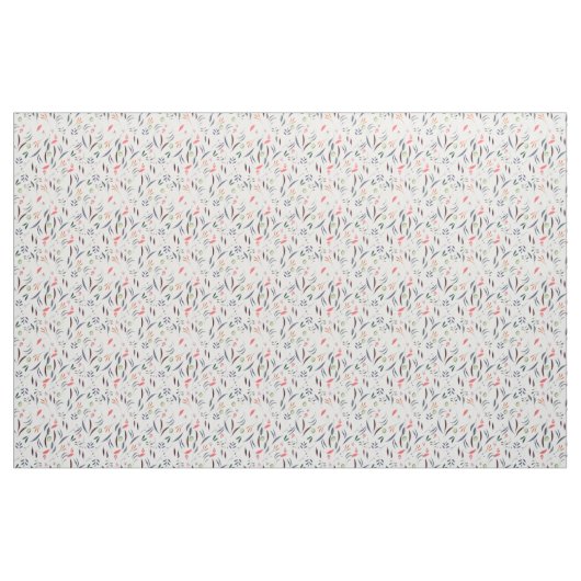Blätter und Federn Muster Stoff (Fat Quarter (45,7 x 55,9 cm))