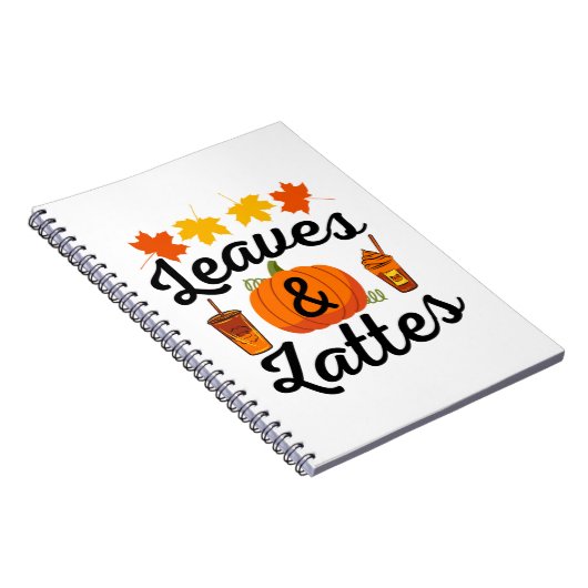 Blätter und Herbst Notizblock (Rechte Seite)
