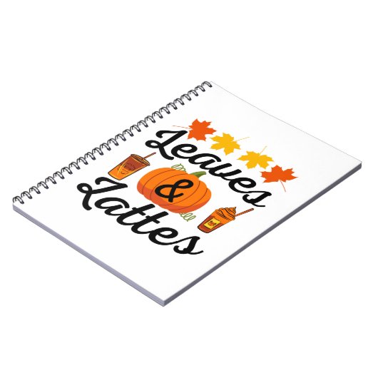 Blätter und Herbst Notizblock (Linke Seite)