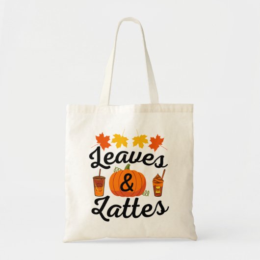 Blätter und Herbst Tragetasche (Vorne)