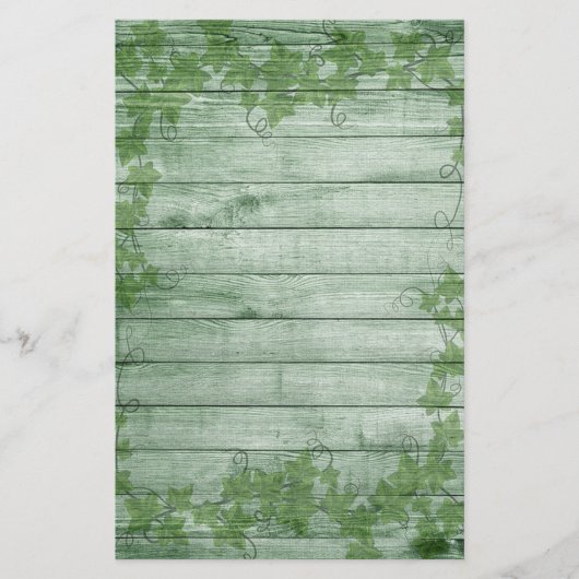 Blätter und Holz Briefpapier (Vorderseite)