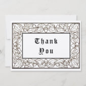 Blätter und Kunsthandwerk Dankeskarte (Vorderseite)