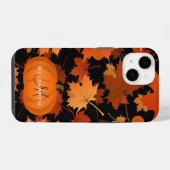 Blätter und Kürbisgewächse iPhone Hülle (Rückseite (Horizontal))