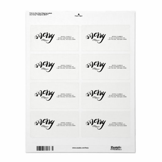 Blätter und Merry-Script-Label (Vorne)