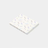 Blätter und Muster für Wasserfarben Post-it Klebezettel (angewinkelt)