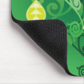 Blätter und Obst Mousepad (Ecke)