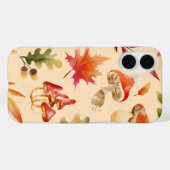 Blätter und Pilze aus dem Herbst Case-Mate iPhone Hülle (Rückseite (Horizontal))