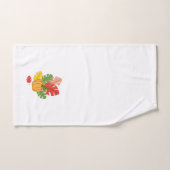 Blätter und Pumpkins Badhandtuch Set (Handtuch)