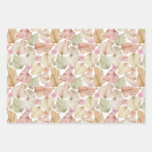 Blätter und Rose der Aquarellpalme (Vorderseite 2)