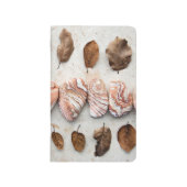 Blätter und Sanstone Taschennotizbuch (Vorderseite)