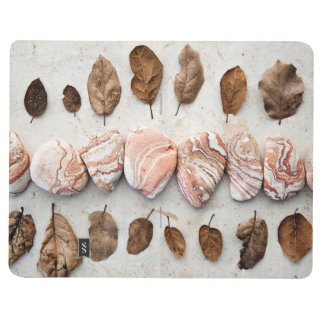 Blätter und Sanstone Taschennotizbuch