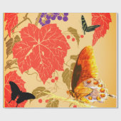 BLÄTTER UND SCHALTFLÄCHEN FÜR DIE KUPFUNG VON KUPP GESCHENKPAPIER (Flach)