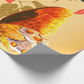 BLÄTTER UND SCHALTFLÄCHEN FÜR DIE KUPFUNG VON KUPP GESCHENKPAPIER (Ecke)