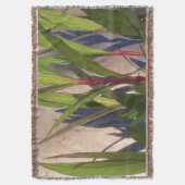 Blätter und Schatten Decke (Vorderseite Vertikal)