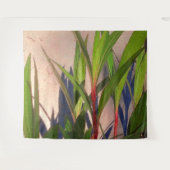 Blätter und Schatten Wandteppich (Vorderseite (Horizontal))