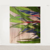 Blätter und Schatten Wandteppich (Vorderseite)