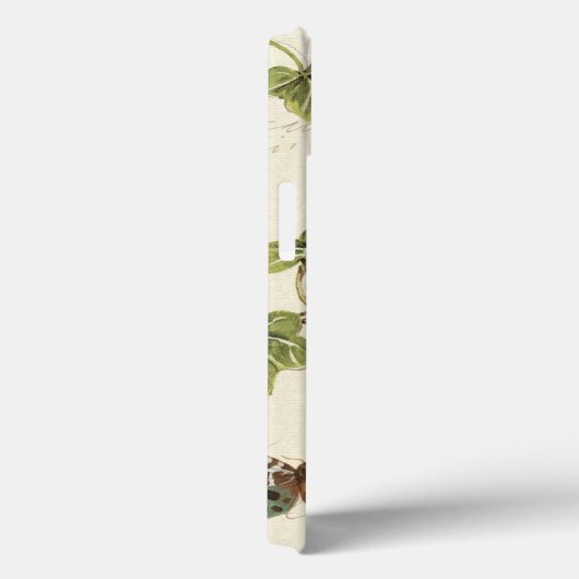 Blätter und Schmetterling Case-Mate iPhone Hülle (Rückseite / Rechts)