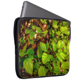 Blätter und Sonne Laptopschutzhülle (Vorne Rechts)