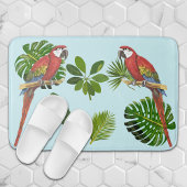 Blätter und Tropen Badematte