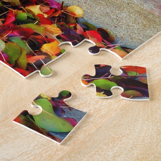 Blätter und Türe Puzzle (Seite)