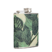 Blätter und Verzweigungen auf dem Hintergrund der  Flachmann (Rechts)