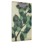 Blätter und Verzweigungen auf dem Hintergrund der Klemmbrett (Rechts)