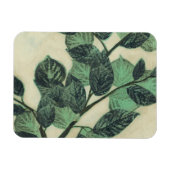 Blätter und Verzweigungen auf dem Hintergrund der Magnet (Horizontal)