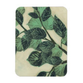 Blätter und Verzweigungen auf dem Hintergrund der Magnet (Vertikal)