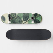 Blätter und Verzweigungen auf dem Hintergrund der Skateboard (Horizontal)