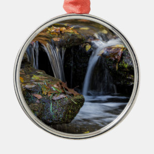 Blätter und Wasserfälle Ornament Aus Metall