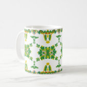 Blätter und Wolken Kaffeetasse (Vorderseite Links)