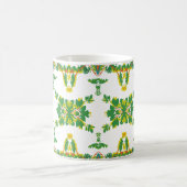 Blätter und Wolken Kaffeetasse (Mittel)