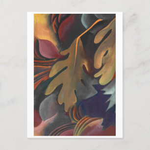 Blätter unter Wasser   Georgia O'Keeffe   Postkarte