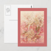 Blätter verblassen Postkarte (Vorne/Hinten)