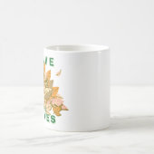 Blätter verlassen kaffeetasse (Mittel)