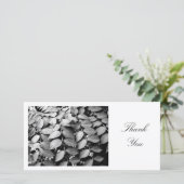 Blätter - Vielen Dank Dankeskarte (Stehend Vorderseite)