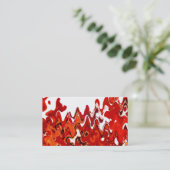 BLÄTTER VISITENKARTE (Stehend Vorderseite)