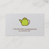 Blätter Visitenkarte (Rückseite)