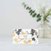 Blätter Visitenkarte (Stehend Vorderseite)