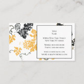 Blätter Visitenkarte (Rückseite)