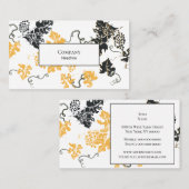 Blätter Visitenkarte (Vorne/Hinten)