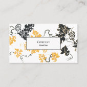 Blätter Visitenkarte (Vorderseite)