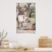 Blätter von Anne Anderson brennen Poster (Küche)