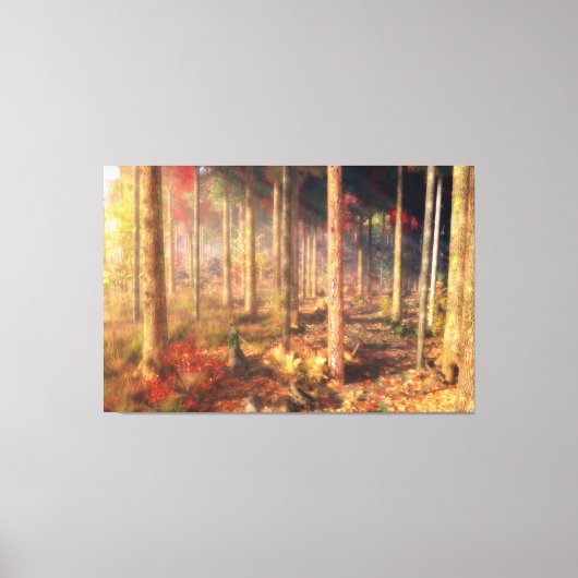 Blätter von Canvas Leinwanddruck (Vorderseite)