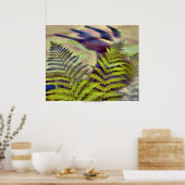 Blätter von Fern von Rowan Blair Colver Poster (Küche)